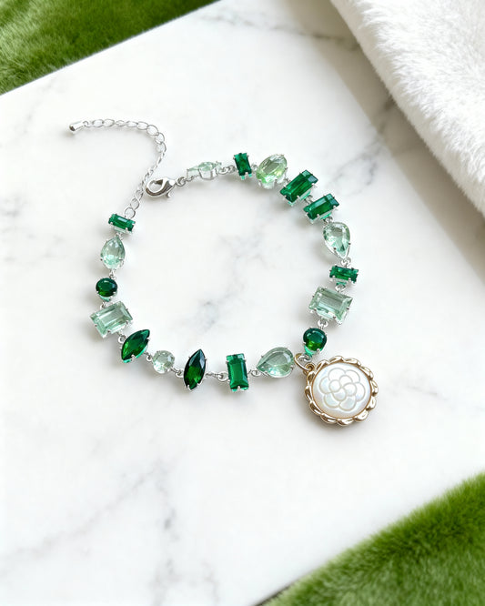Zircon Oracle Bracelet – Green (Path of Growth)