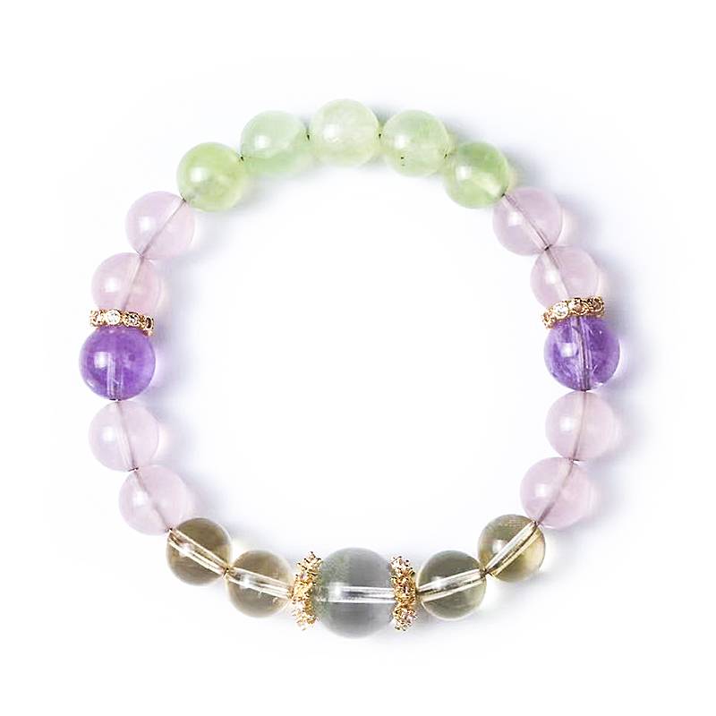 "Water Lilies" Crystal Bracelet – Inspired by Monet