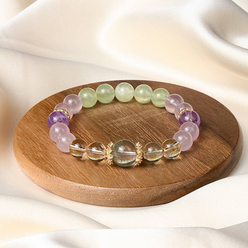 "Water Lilies" Crystal Bracelet – Inspired by Monet
