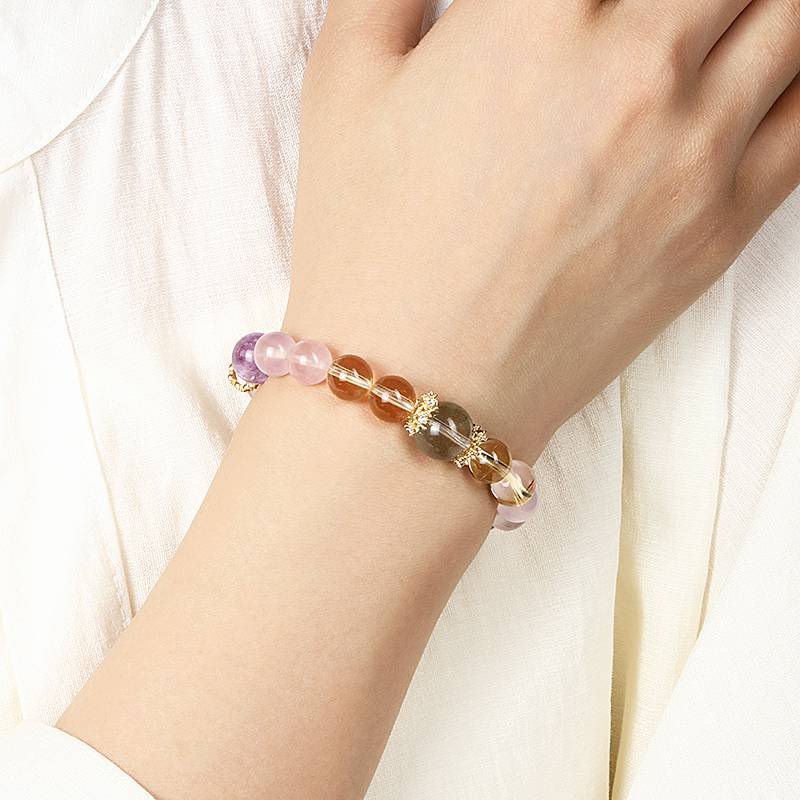 "Water Lilies" Crystal Bracelet – Inspired by Monet