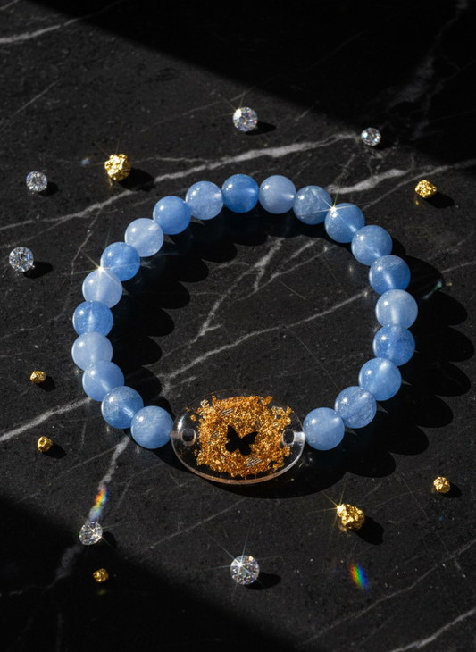 Answer Book Crystal Bracelet – Aquamarine (Flow of Clarity)