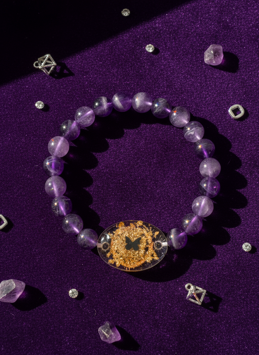 Answer Book Crystal Bracelet – Amethyst (Vision of Wisdom)